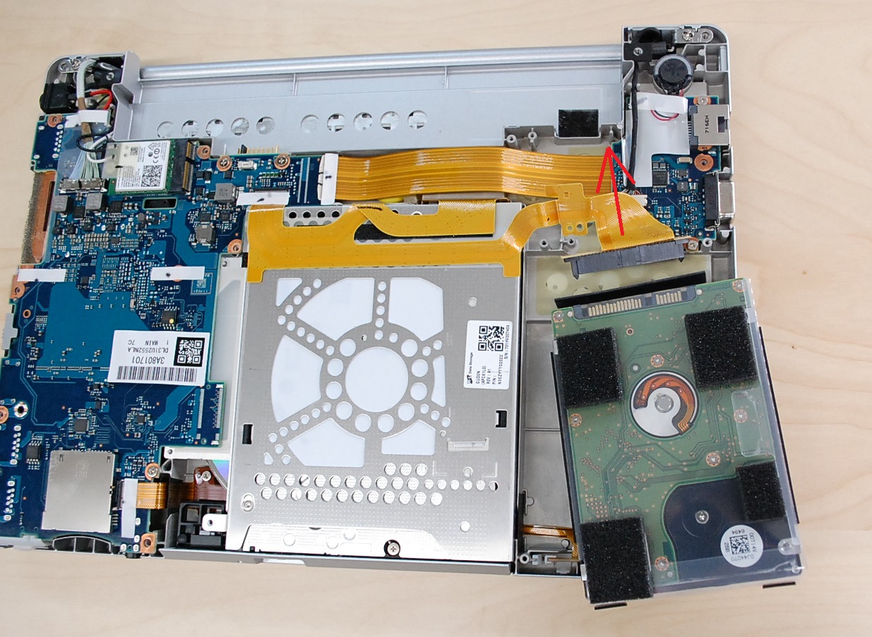 Panasonic レッツノート CF-SZ6(SZ5同等) のハードディスクをSSDに換装 